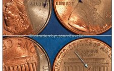 Diagnostics of Fake and Genuine Unplated Zinc Cents